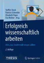 Buchcover Erfolgreich wissenschaftlich arbeiten